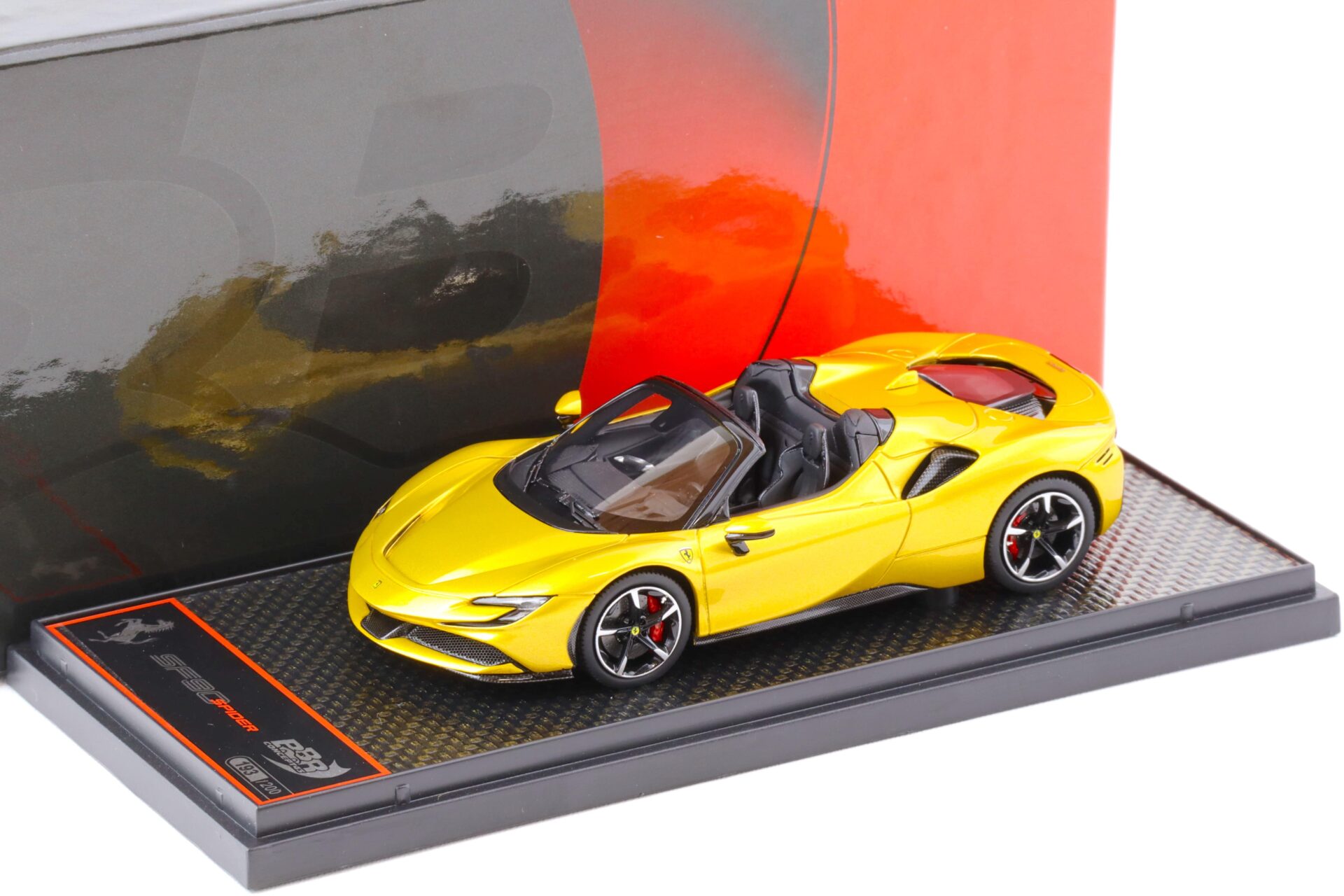1:43 BBR Ferrari SF90 Spider Giallo Monte Carlo yellow - Limited 200 pcs.