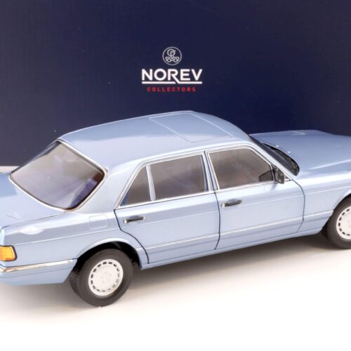 1:18 Norev Mercedes 560 SEL W126 Limousine 1991 pearl blue metallic