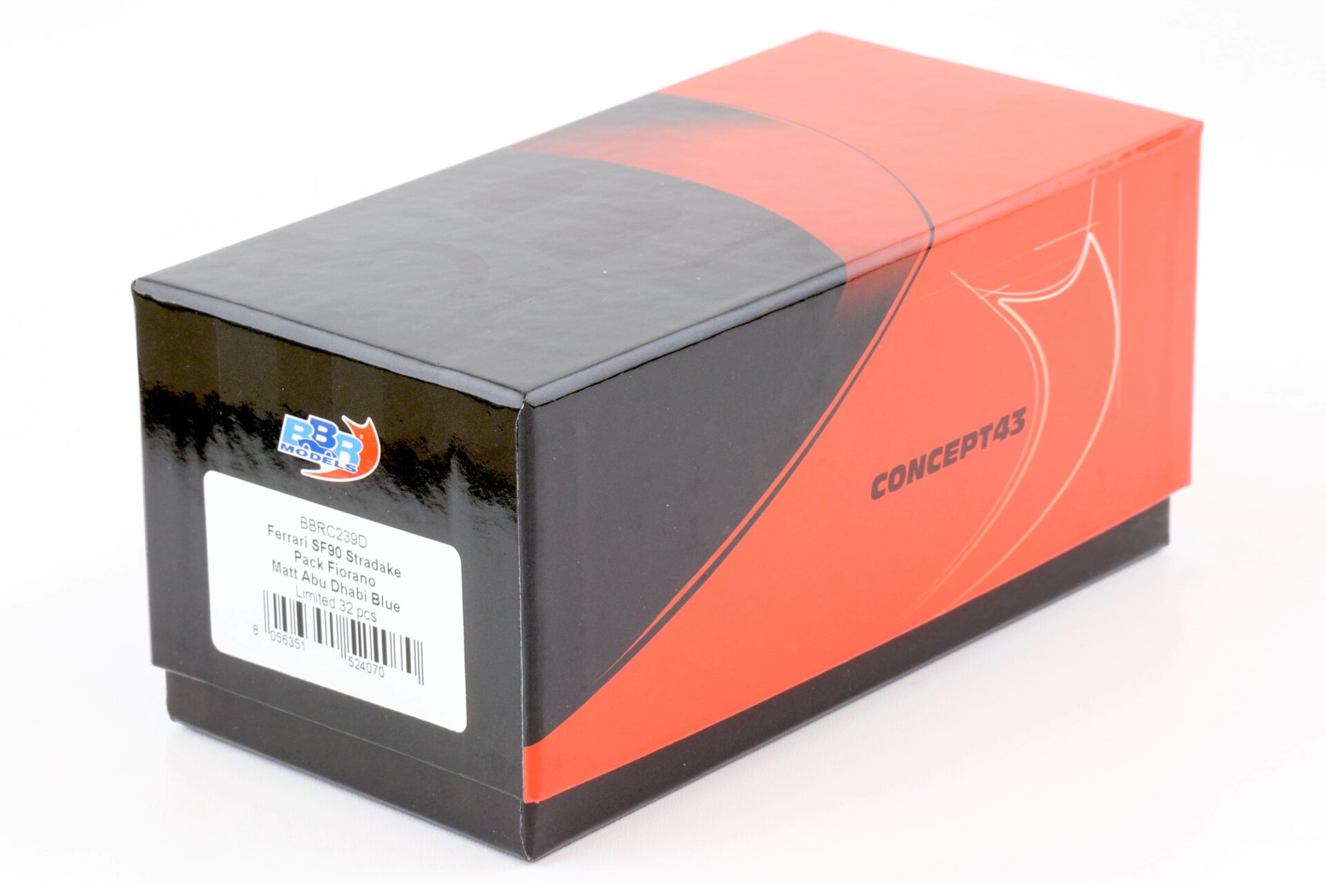 1:43 BBR Ferrari SF90 Stradale Pack Fiorano Matt Abu Dhabi blue - Limited 32 pcs.