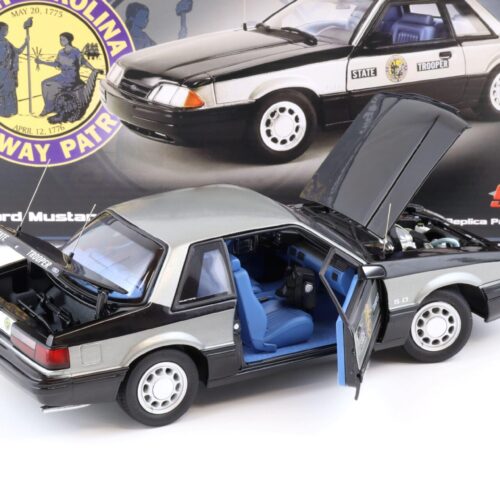 1:18 GMP 1993 Ford Mustang 5.0 SSP North Carolina Highway Patrol State Trooper