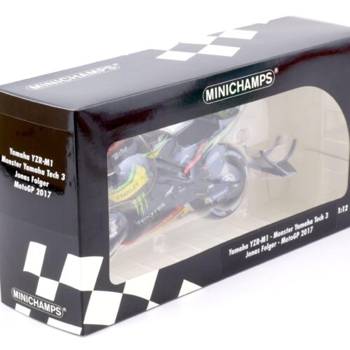 1:12 Minichamps Yamaha YZR-M1 Monster Yamaha Tech 3 Jonas Folger MotoGP 2017