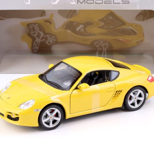 1:18 Welly Porsche Cayman S yellow 2006