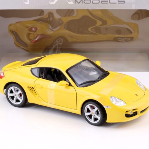 1:18 Welly Porsche Cayman S yellow 2006