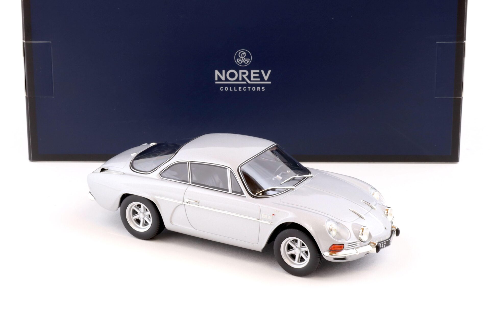 1:18 Norev Renault Alpine A110 1600S 1970 silver - Limited 200 pcs.
