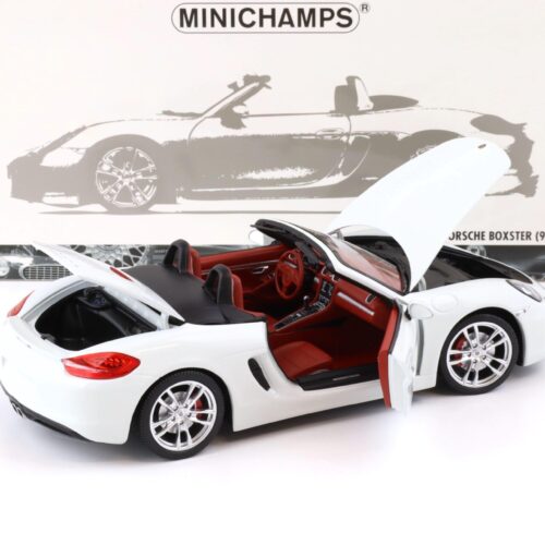 1:18 Minichamps Porsche Boxster S (981) white 2012