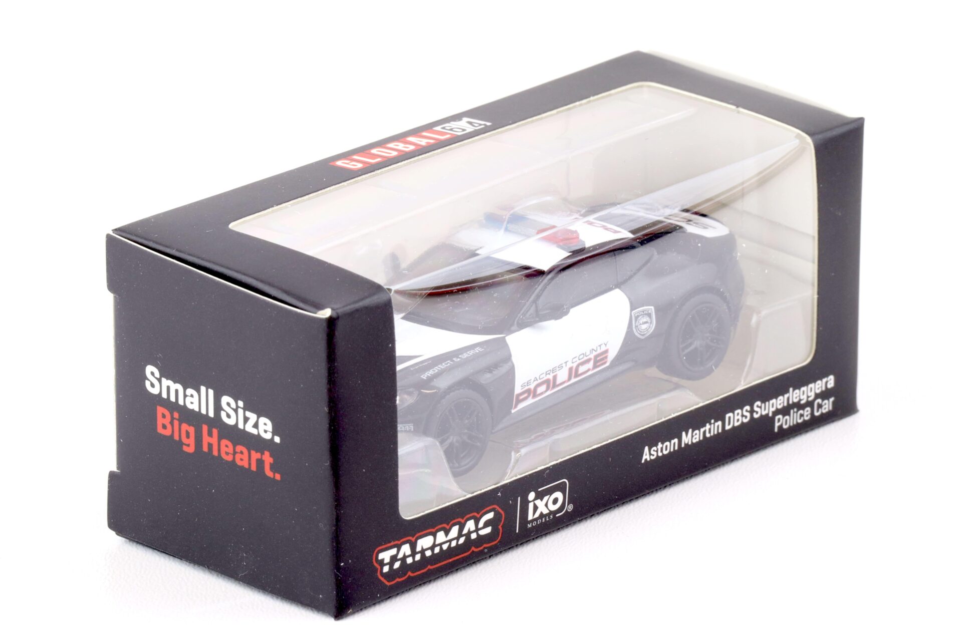 1:64 Tarmac Works Aston Martin DBS Superleggera Police Car black/ white
