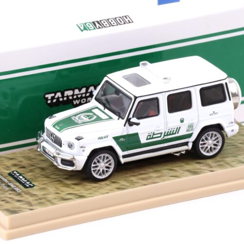 1:64 Tarmac Works Mercedes G63 AMG Dubai Police white/green