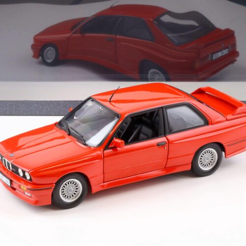 1:18 Minichamps BMW M3 E30 Coupe 1987 red DEALER VERSION