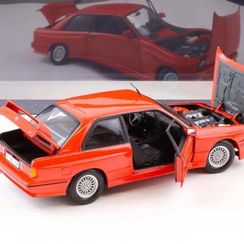 1:18 Minichamps BMW M3 E30 Coupe 1987 red DEALER VERSION