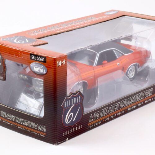 1:18 Highway61 Dodge Challenger R/T Coupe 1971 Hemi orange 50691 - Image 5