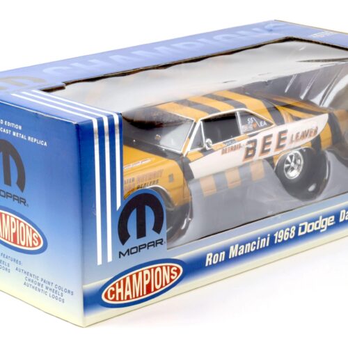 1:18 Highway61 Ron Mancini 1968 Dodge Dart 440 GTS Bee Leaver yellow