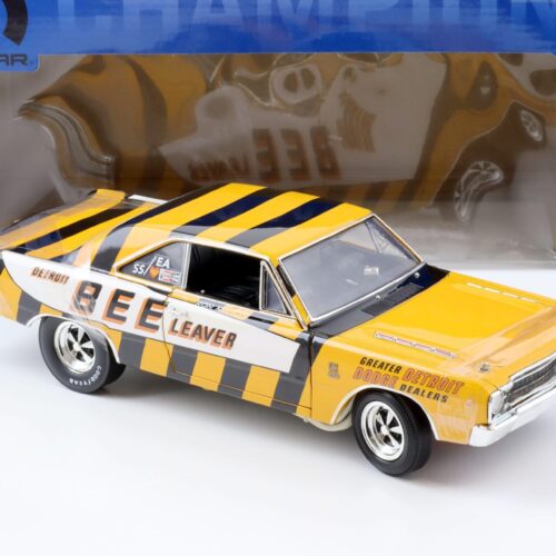 1:18 Highway61 Ron Mancini 1968 Dodge Dart 440 GTS Bee Leaver yellow