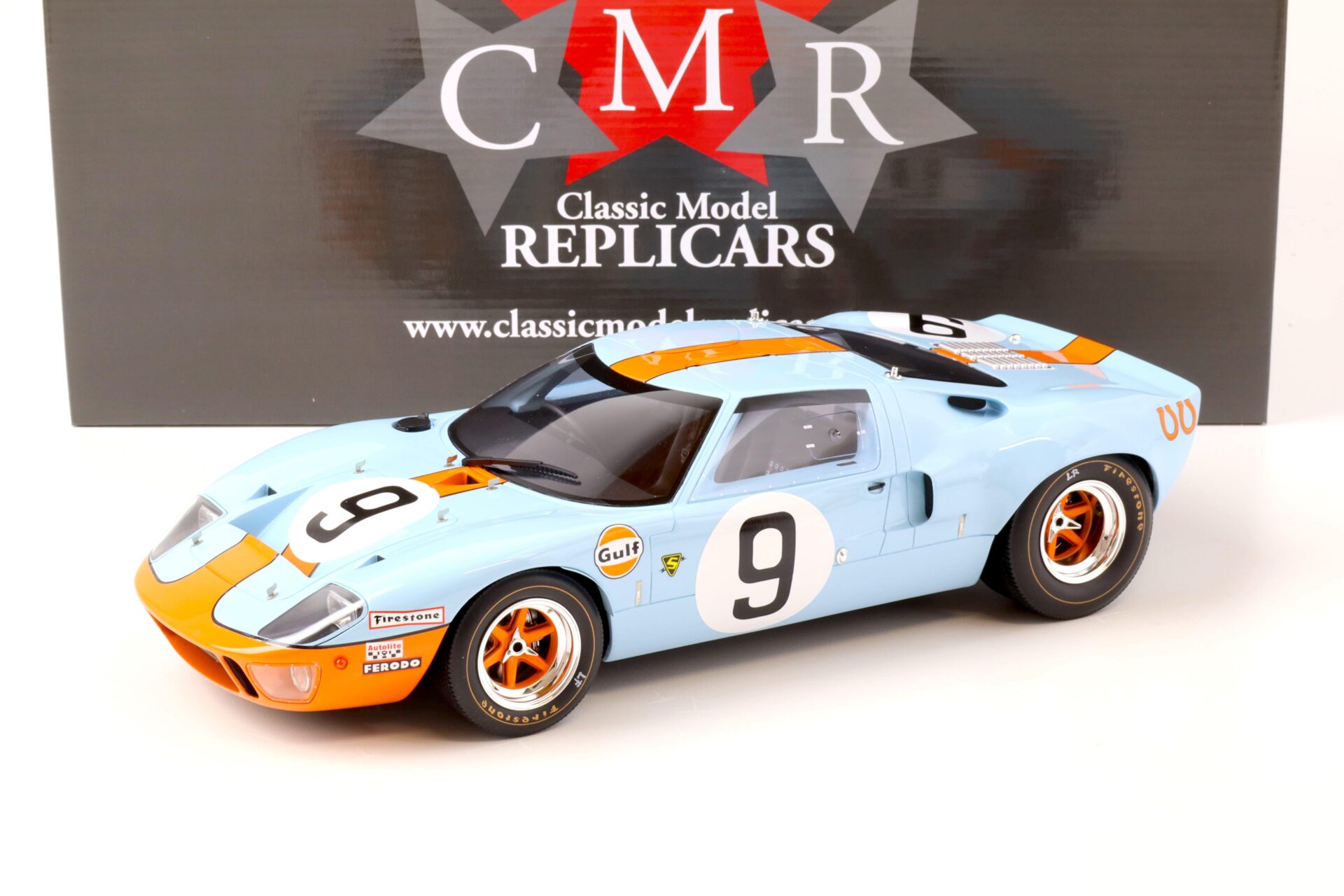 ID 72312 orig.jpg 1:12 CMR Ford GT40 Gulf Racing #9 Le Mans Winner Rodriguez 1968
