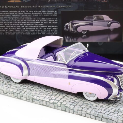 1:18 Minichamps 1948 Cadillac Series 62 Cabriolet Blackhawk Museum Collection