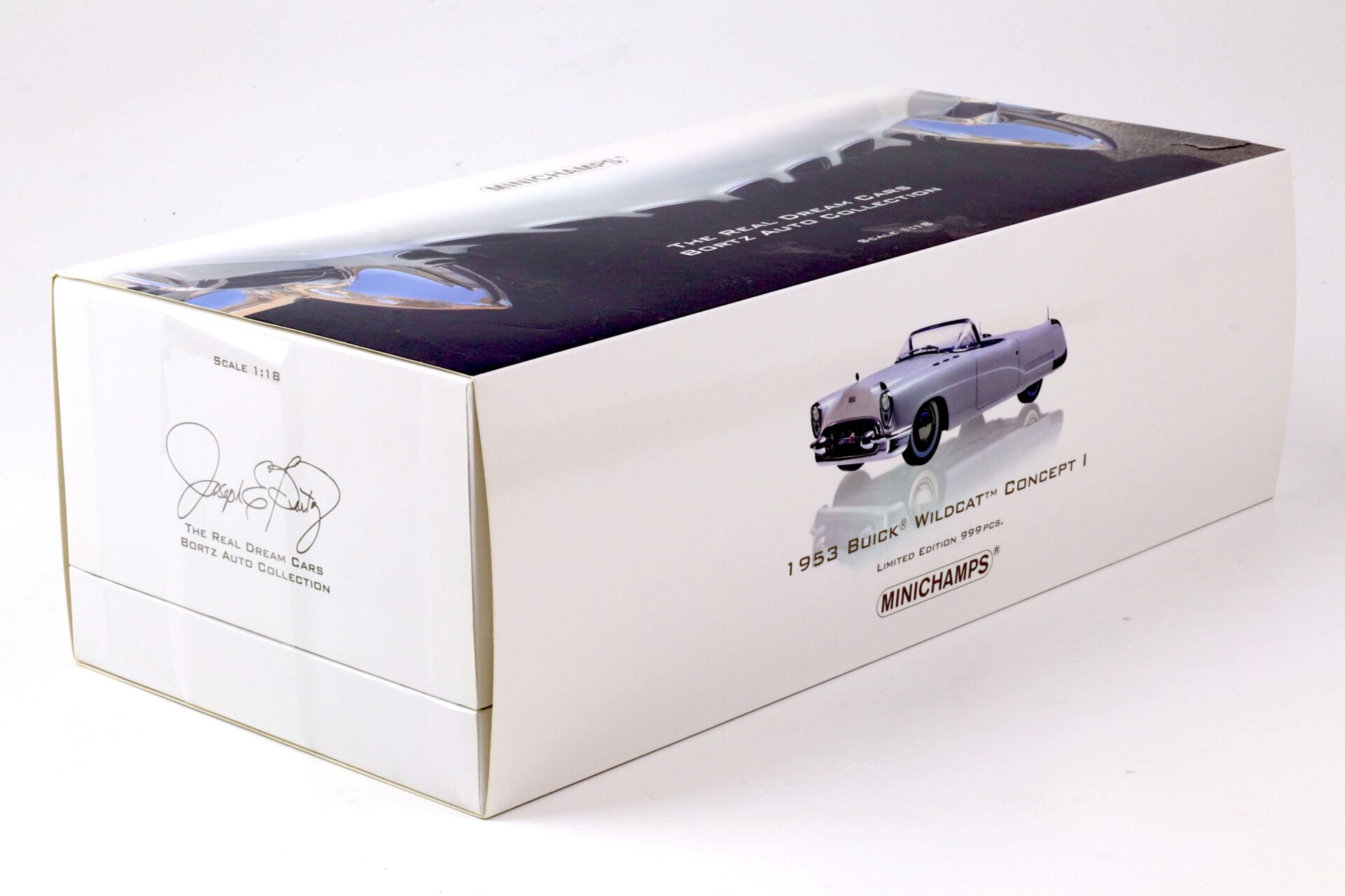 1:18 Minichamps 1953 Buick Wildcat I Concept Car white Bortz Auto Collection
