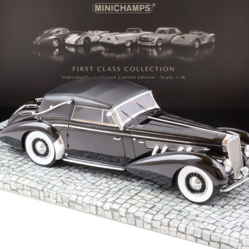 1:18 Minichamps 1939 Delage D8-120 Cabriolet black - Limited 120 pcs.