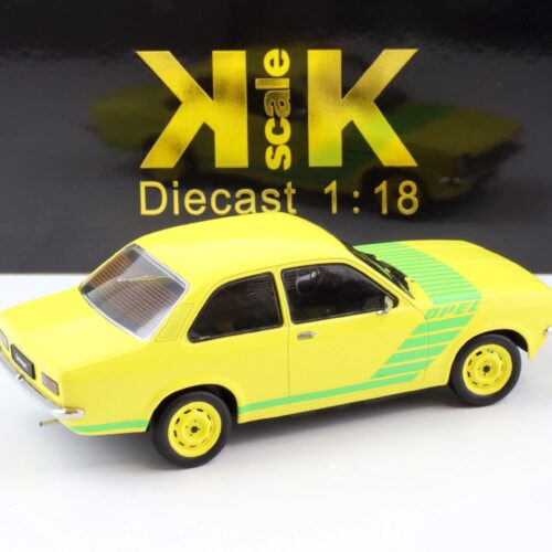 1:18 KK-Scale Opel Kadett C Swinger 1975 yellow/ green - Image 3