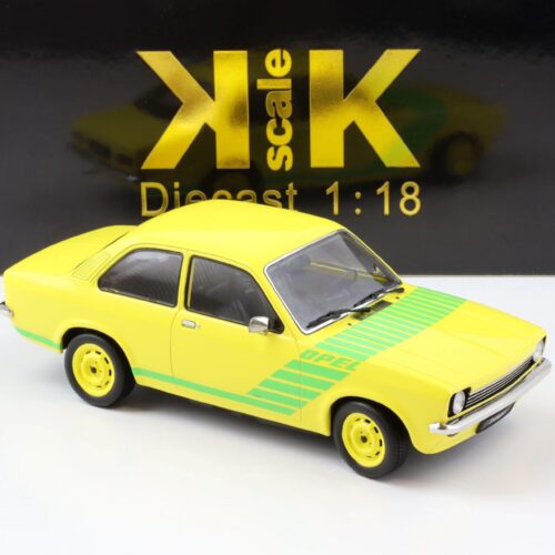 1:18 KK-Scale Opel Kadett C Swinger 1975 yellow/ green - Image 2