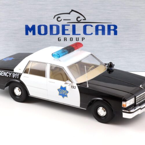 1:18 MCG Chevrolet Caprice S.F.P.D San Francisco Police Department black/ white