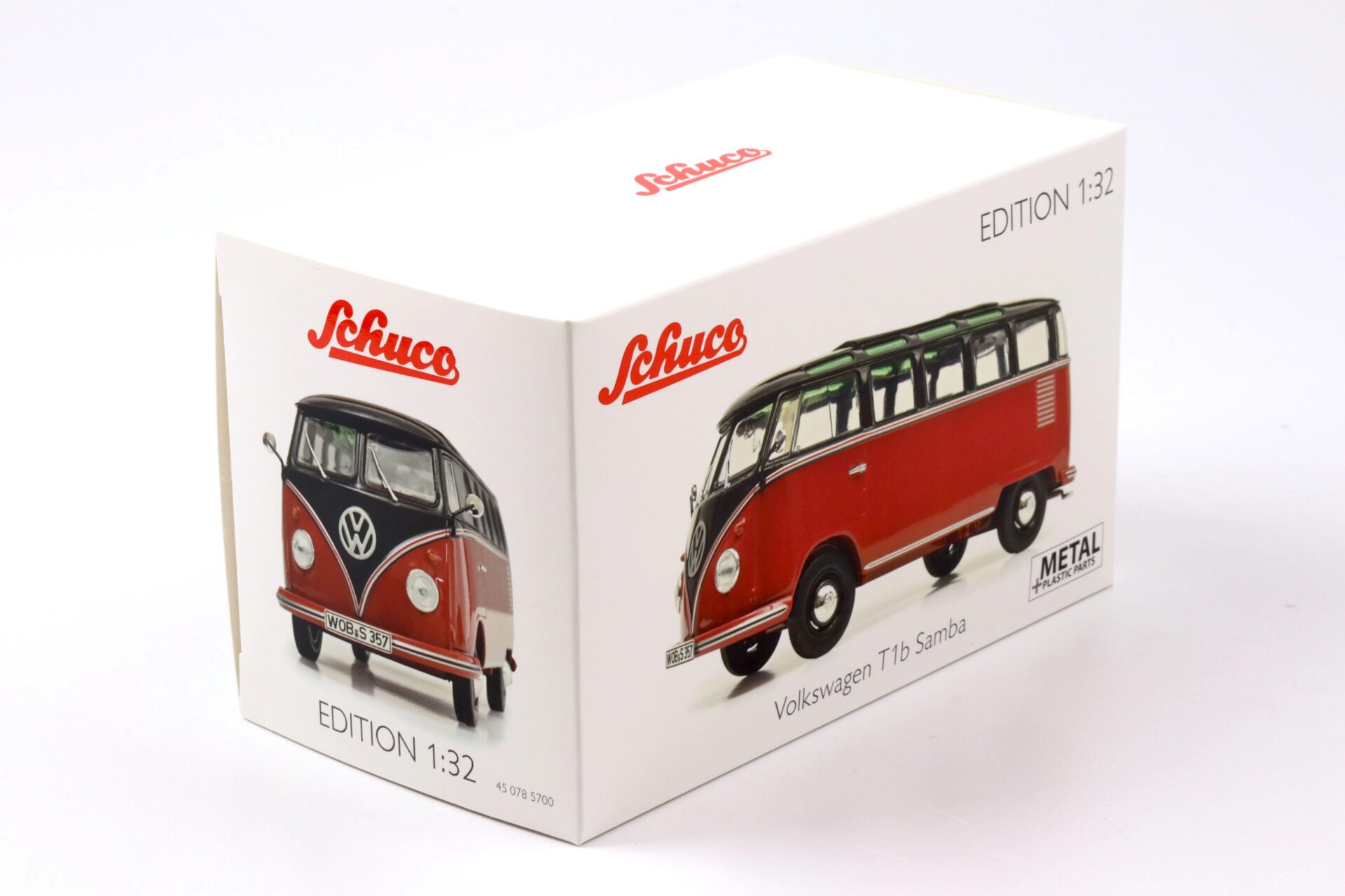 1:32 Schuco Edition VW T1b Samba black-brown/ dark red