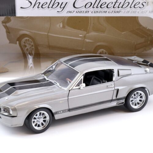 1:18 Shelby Collectibles 1967 Shelby Custom GT 500 grey/black like ELEANOR