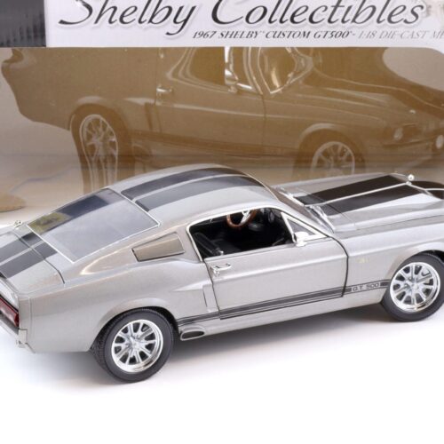 1:18 Shelby Collectibles 1967 Shelby Custom GT 500 grey/black like ELEANOR