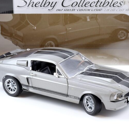1:18 Shelby Collectibles 1967 Shelby Custom GT 500 grey/black like ELEANOR