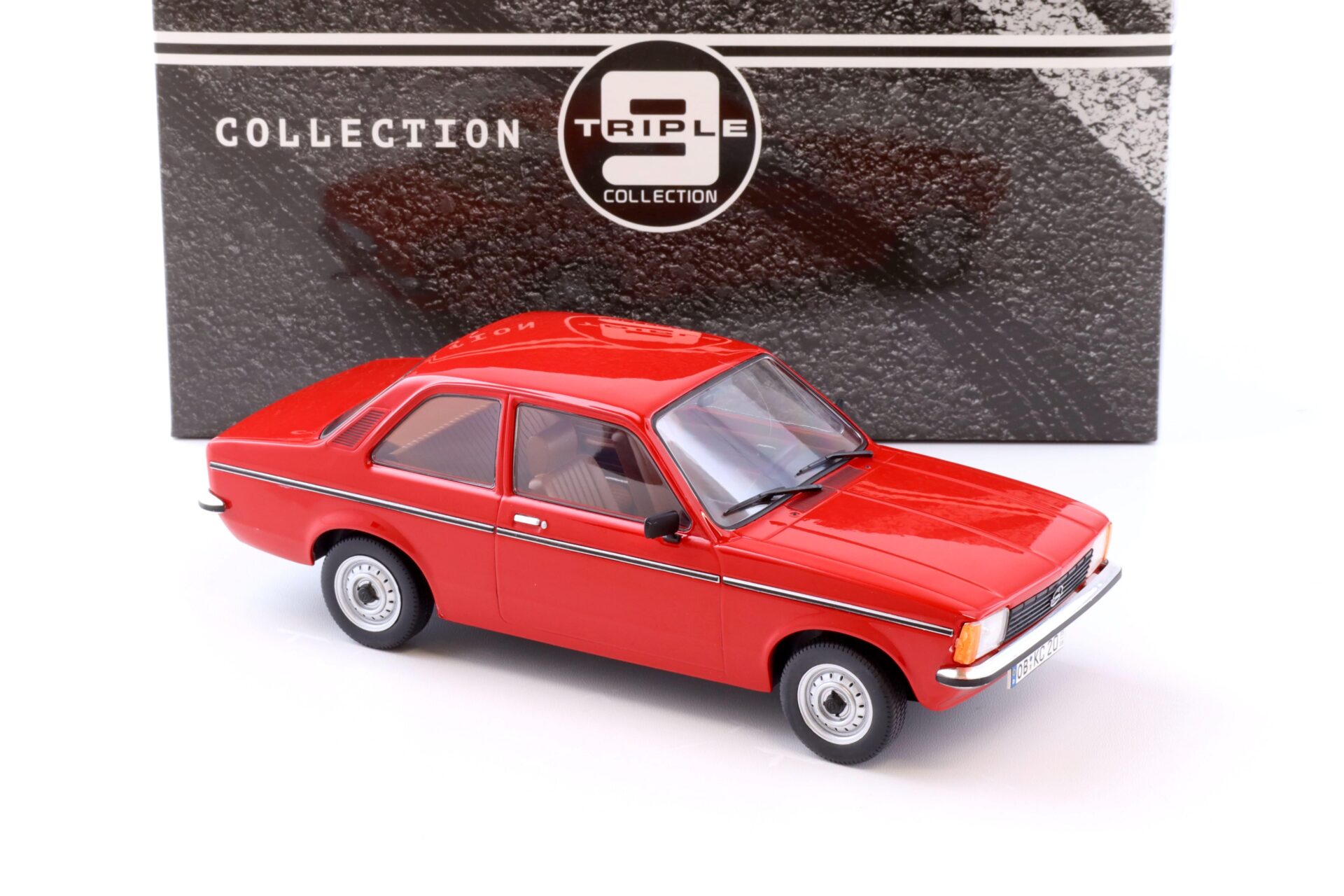 1:18 Triple9 Opel Kadett C2 Coupe 2-Doors red 1977
