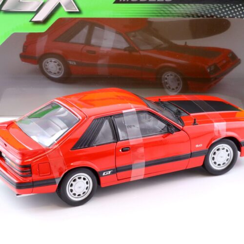 1:18 Welly NEX 1986 Ford Mustang GT 5.0 Coupe red