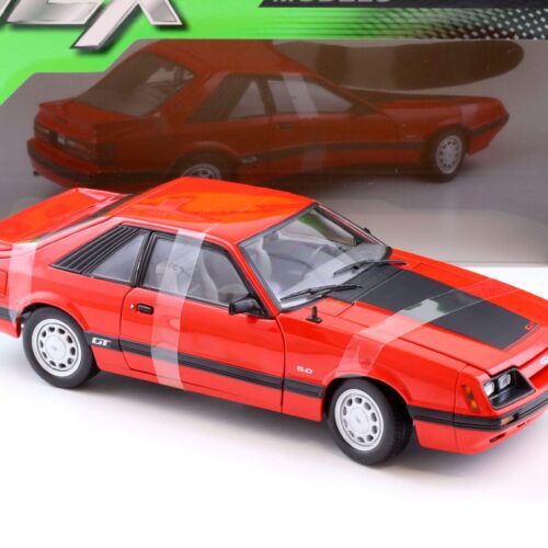 1:18 Welly NEX 1986 Ford Mustang GT 5.0 Coupe red