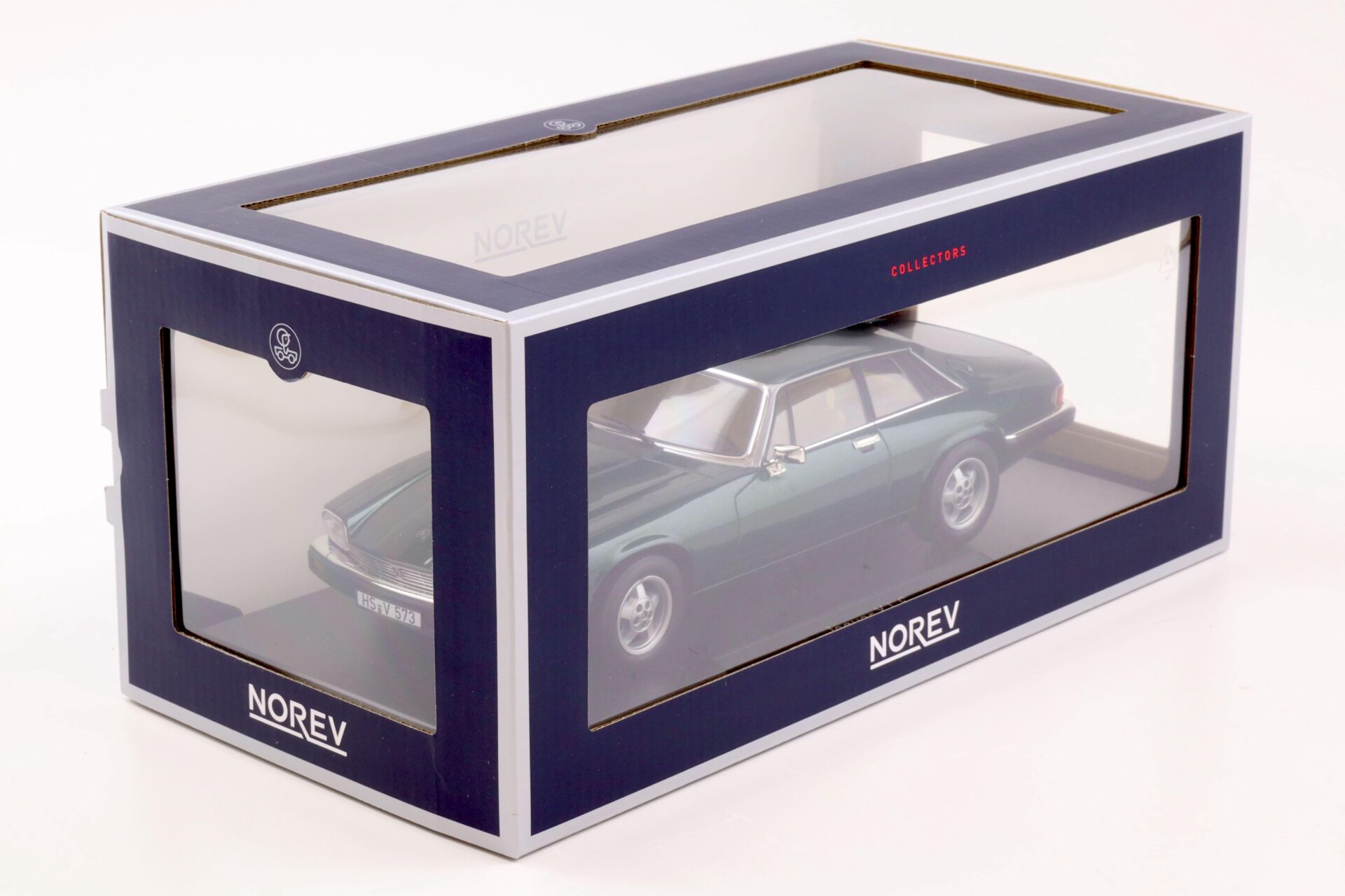 1:18 Norev Jaguar XJ-S 5.3 H.E. Coupe 1982 dark green metallic