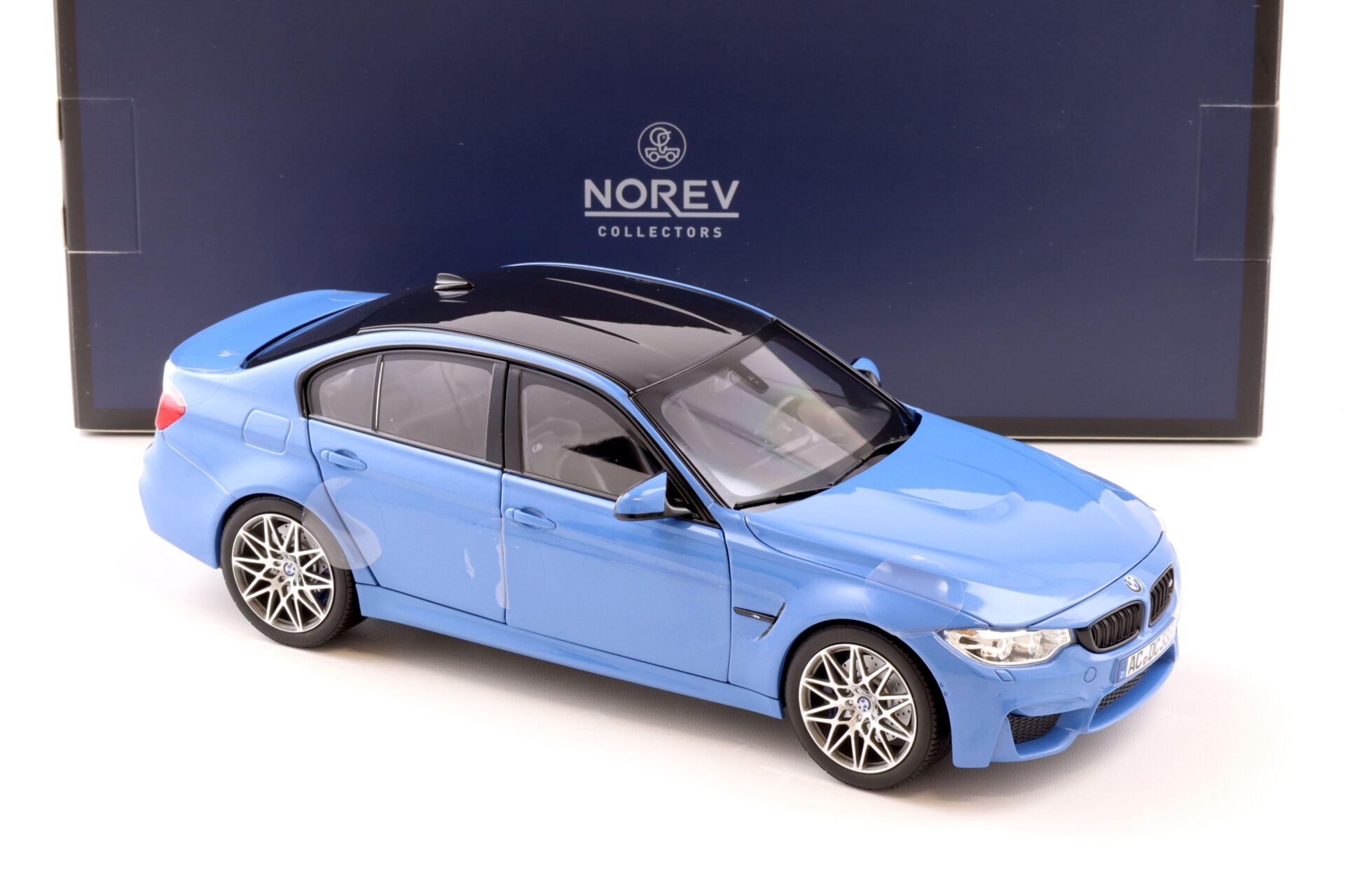 1:18 Norev BMW M3 Competition Limousine F80 blue metallic 2017 - Limited 200 pcs.
