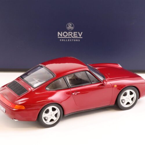 1:18 Norev Porsche 911 (993) Carrera Coupe 1994 red metallic - Limited 200 pcs.