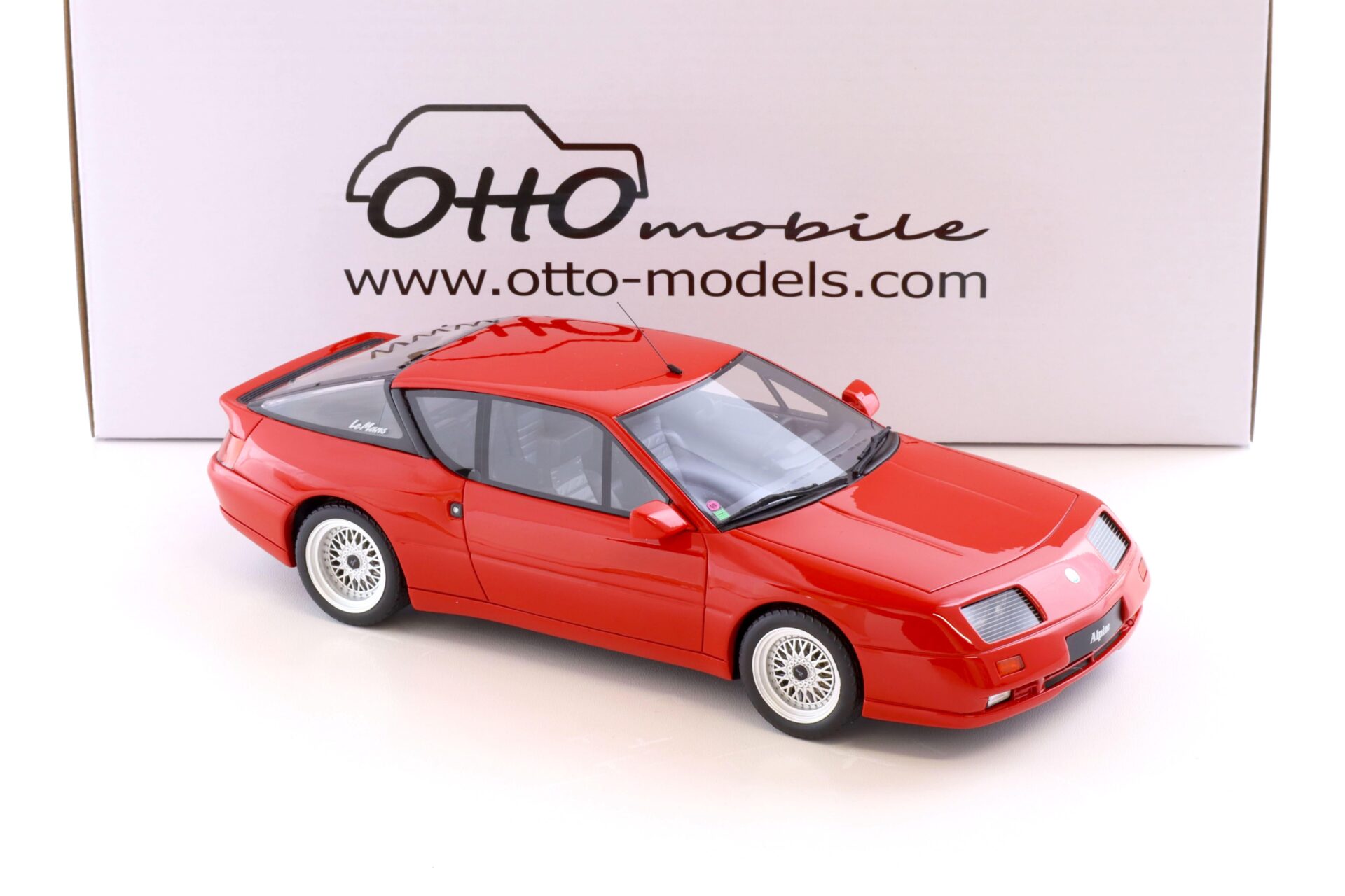 1:18 OTTO mobile OT969 Alpine GTA Le Mans Coupe 1991 red