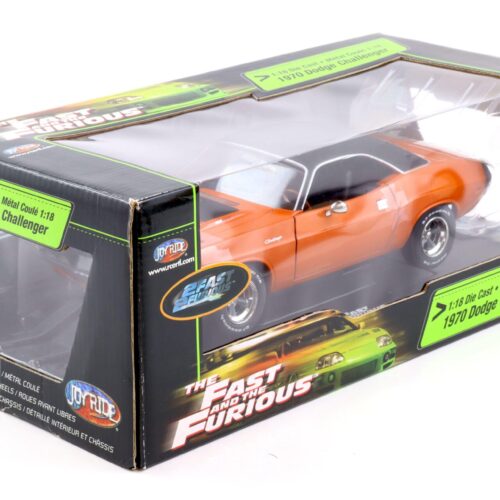1:18 Ertl 1970 Dodge Challenger The Fast and The Furious orange/black