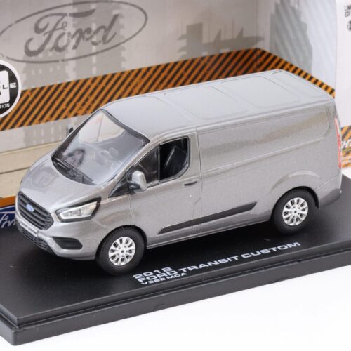 1:43 Greenlight 2018 Ford Transit Custom V362 MCA VAN Kasten magnetic grey