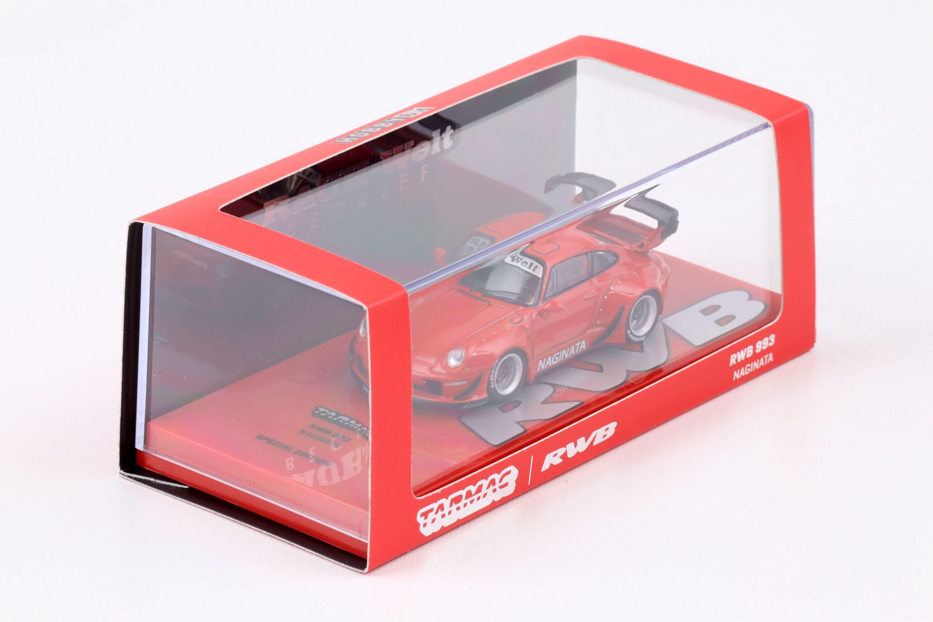 1:64 Tarmac Works Porsche RWB 993 Naginata USA Special Edition red