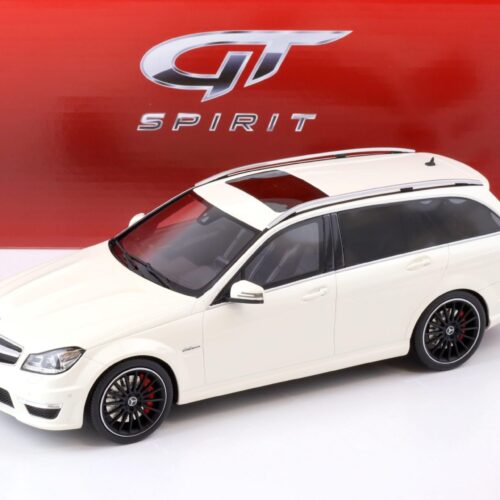 1:18 GT Spirit GT147 Mercedes C63 AMG S204 Station Wagon 2012 white