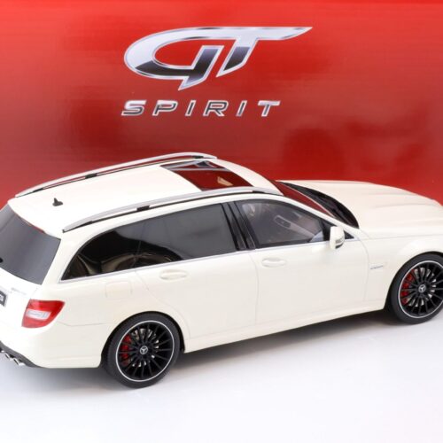 1:18 GT Spirit GT147 Mercedes C63 AMG S204 Station Wagon 2012 white