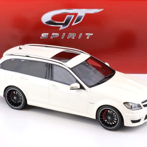 1:18 GT Spirit GT147 Mercedes C63 AMG S204 Station Wagon 2012 white