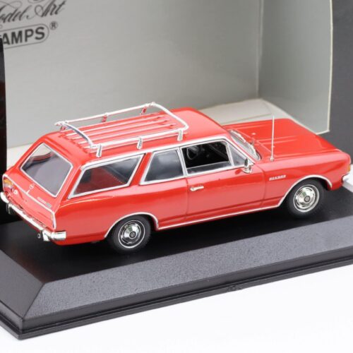 1:43 Minichamps Opel Rekord C Caravan Break 1966 Kardinal red