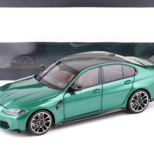 1:18 Minichamps BMW M3 G80 Competition green metallic 2020 DEALER VERSION