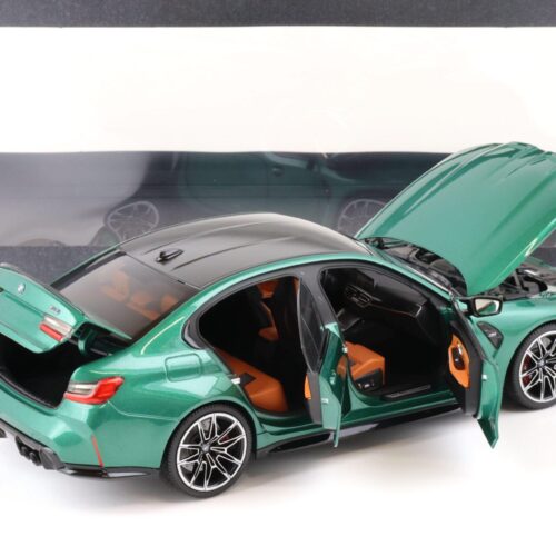 1:18 Minichamps BMW M3 G80 Competition green metallic 2020 DEALER VERSION