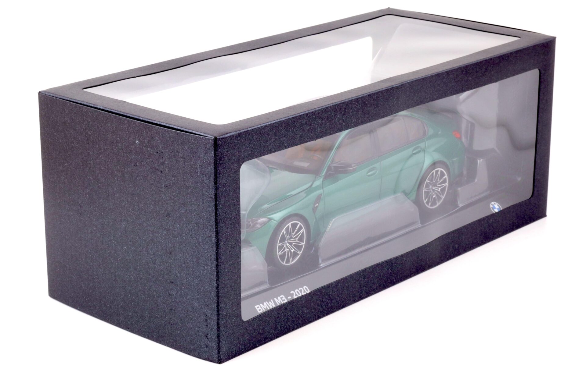 1:18 Minichamps BMW M3 G80 Competition green metallic 2020 DEALER VERSION