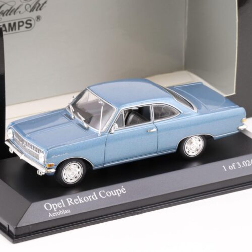 1:43 Minichamps Opel Rekord A Coupe 1963 Aero blue metallic