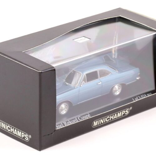 1:43 Minichamps Opel Rekord A Coupe 1963 Aero blue metallic