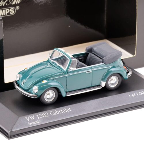 1:43 Minichamps VW 1302 Käfer Cabriolet 1970-72 Java green