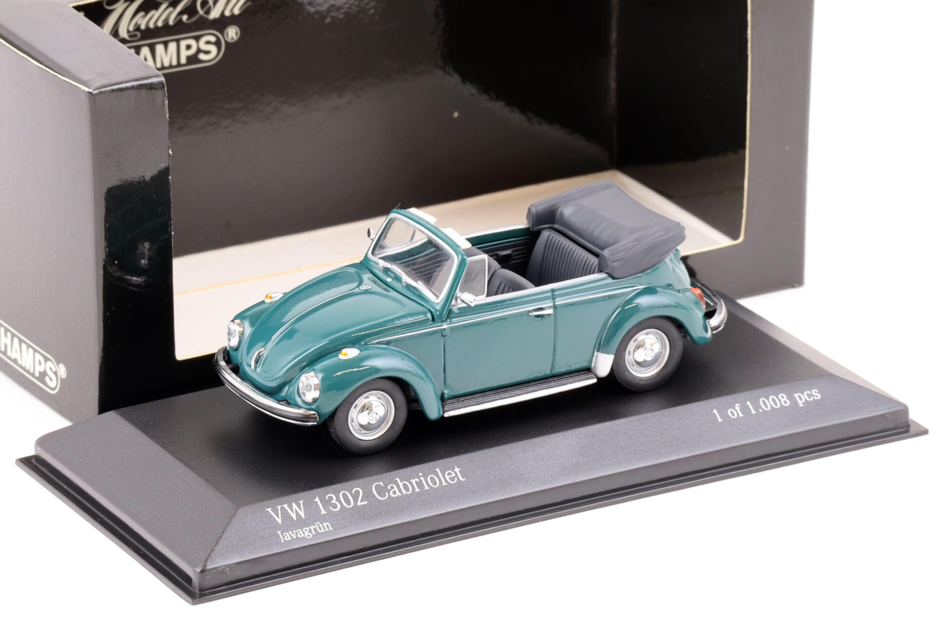 1:43 Minichamps VW 1302 Käfer Cabriolet 1970-72 Java green