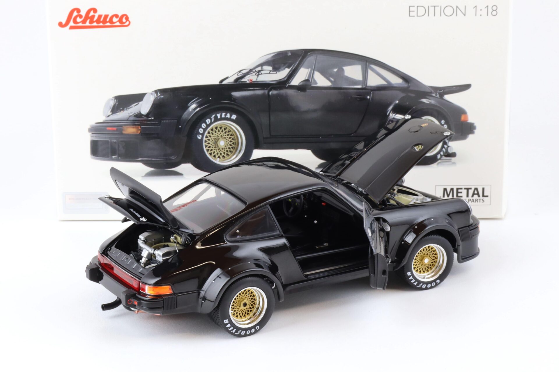 1:18 Schuco Porsche 934 RSR Street plain black