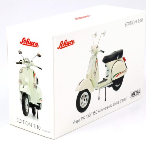1:10 Schuco Vespa PX 150 white "150 Anniversario Unita d´Italia"
